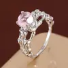 Anillo de Calavera de Cuatro Garras con Circonita de Nuevo Estilo para Mujer en Aliexpress Transfronterizo, Anillo Personalizado de Alto Nivel Moderno Retro para Dedo Índice