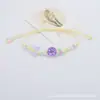 Venta Directa de Fábrica de Pulsera Fresca y Dulce de Flores de Gipsofila Encaje Flor de Cerezo, Pulsera de Cerámica Jingdezhen, Cuentas de Arroz Mariposa