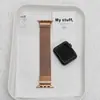 Adecuado para Correa de Reloj Apple Milan Incrustada de Diamantes, Compatible con Correa de Reloj Applewatch iWatch, Cierre Magnético de Acero Inoxidable