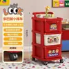 Carrinho Dopamina Multicamadas Móvel para Armazenamento de Lanches para a Sala de Estar, com Armários de Armazenamento Tipo Gaveta para Uso Doméstico no Quarto