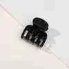 Pinza de garra para cabello pequeña de color caramelo para PC, pinza para el cabello simple y elegante para mujer, pinza de tiburón de alta gama para la parte posterior de la cabeza, al por mayor