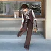 Traje de Dos Piezas para Mujer 2025 Nuevo Conjunto de Primavera y Otoño, Nuevo Conjunto de Chaleco Versátil Reductor de Edad con Exquisito Pañuelo de Seda Tendencia