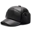 Boné de Baseball com Bico de Pato, Quente para Homens, Forrado com Lã, Espessado, à Prova de Frio, à Prova de Vento, com Proteção para Orelhas, para Viagens ao Ar Livre e Lazer
