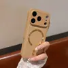 Textura de Couro Adequada para Capa de Telefone Magnética iPhone 18 Pro Max, Apple 16 Fosca 17 Anti-Queda Capa Protetora Dois em Um