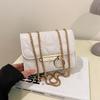 Bolsa Mini Pequena com Senso de Design de Nicho Feminina Outono 2024 Nova Tendência Fashionable Ins Versátil Corrente de Celebridade Bolsa Transversal