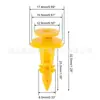 Aplicable a Jeep Grand Cherokee Chrysler clip decorativo clip del panel de la puerta trasera hebilla del panel de la puerta 6502991