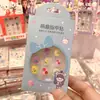 Adesivos de Unha Sanrio para Crianças, Arte de Unha Fofa e Divertida, Peças de Unha para Estudantes, Peças de Unha Doces, Unhas Vestíveis para Crianças