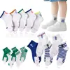 Envío Gratis Calcetines de Malla Antiolor para Niños Primavera y Verano Calcetines de Algodón Jacquard de Color Sólido Antibacterianos con Dibujos Animados Lindos para Niños y Niñas Comparables a los Precios del Mercado