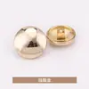 Botões de Casaco Curvos Clássicos Costurados à Mão Estilo Chanel, Botões de Metal para Roupas, Casacos Trench, Jaquetas, Suéteres e Tricô