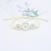 Europeo y Americano Transfronterizo Tendencia de Tiktok Hora Piedra Preciosa Venta Caliente Pulsera de Flor Natural Hilo Joyería Aliento de Bebé Artesanía Hecha a Mano