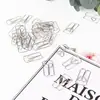 Clipe de Papel Formato Especial Olho de Gato/Agulha de Osso/Agulha de Borboleta Clipe de Papel Niquelado Clipe de Papel de Escritório