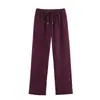 Comercio Exterior Transfronterizo Estilo Europeo y Americano Ropa de Mujer Za Aliexpress Venta Caliente Conjunto de Chaqueta Holgada con Cremallera y Pantalones Largos de Cintura Alta