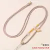 Lanyard Colgante Mariposa Ajustable Asimétrico Cuerda de Cuello Mambo Versátil Oro Jade Jade Colgante Collar Cuerda Venta al por Mayor