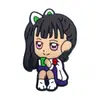 Demon Slayer PVC Borracha Macia Clipe para Lápis Caneta Esferográfica Clipe para Canudo Acessórios Decorativos DIY em Estoque