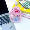 Muñeco de Algodón para Fiesta Sentado de 15 cm Bolsa para Dolor Labubu Bolsa de Agua de Vinilo Estuche Protector a Prueba de Polvo de PVC Bolsa de Agua Waler