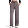 Pantalones Negros Europeos y Americanos Transfronterizos Pantalones Deportivos Más Vendidos Pantalones de Pierna Ancha para Mujer Cordón Casual Pantalones de Chándal Casuales de Cintura Alta Pantalones Largos Casuales