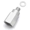 Conector Adaptador de Temperatura del Refrigerante del Coche Aluminio M12X1.5-1/8 3/8 1/2Npt Roscado Piezas de Ferretería