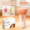 Brinquedo Transfronteiriço para Alívio do Tédio de Gatos, Lançador de Bolas de Pelo Recicláveis Ejetáveis, Dispositivo Elétrico de Pesca para Gatos, Vara para Provocar Gatos, Ferramenta Mágica para Pessoas Preguiçosas