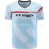 Nuevos uniformes de bádminton de verano YY para hombres y mujeres, de manga corta, secado rápido, transpirables, tops deportivos, compra al por mayor con impresión disponible