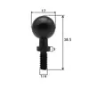 Cabeza de bola aleación de aluminio acero inoxidable tornillo de cabeza de bola teléfono móvil cámara proyector soporte giratorio universal adaptador de extensión