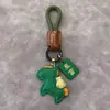 Enriqueça Imediatamente, Presente de Couro Exquisito e Simples para Casal, Pingente de Bolsa Fofo, Chaveiro de Carro, Presente Criativo