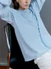 Leve Linho Algodão Respirável Confortável Nebuloso Transparente Sentido Proteção Solar Sentido Ar Sentido Malha Blusa de Manga Comprida