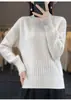 Suéter de Punto Canalé Ajustado con Cuello Alto de Media Manga Engrosado Nuevo Transfronterizo Otoño/Invierno 2026 Top Básico para Mujer