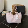 Bolsa de Ombro Casual Nova Moda Primavera Design de Nicho Bolsa Tote Texturizada Tendência Simples Bolsa Feminina