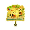 Série Original de Lanternas Luminosas do Panda de Chengdu Ímãs de Geladeira de Metal com Padrão de Panda Estilo Chinês Presente Cultural e Criativo Adesivos Magnéticos