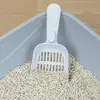 Pala espesa para excrementos de gato recogedor de excrementos formato red para inodoro de mascota pala de arena para gatos de plástico herramientas de limpieza para inodoro de gato venta al por mayor