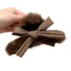 Clip para Cabello de Volumen Medio, Clip para Cabello de Bajo Volumen para Mujeres, Pinza de Tiburón de Felpa para Otoño e Invierno en la Parte Posterior de la Cabeza, Pinza para el Cabello de Gama Alta para Semirecogido