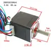 Motor de Passo Bifásico 28Byg Eixo Oco 33mm 50mm Eixo Duplo 5mm 1.8 Graus Oco 2.5 Quatro Fios Nema11