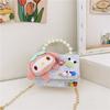 Bolso infantil estilo Chanel nuevo monedero mini bolso bandolera de cadena para niña bolso de hombro de princesa estilo western