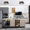 Exclusivo transfronterizo para lámparas de hierro estilo industrial retro de hierro americano dormitorio estudio pasillo lámpara de techo 110V