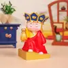 Montaña Jiuhua Tierra Rey del Tíbet Bodhisattva Artesanías Creativas de Resina Adornos Buda Pequeño Monje Regalo a Mano Accesorios para el Hogar