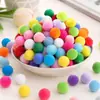 Bolas de felpa coloridas de 5 cm, grandes y de alta elasticidad, para manualidades de jardín de infantes, bolas de felpa DIY, disponibles para venta al por mayor