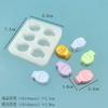 Peixe Pargo Pinça Virar Açúcar Silicone Molde Desenho Animado Peixe Pequeno Chocolate DIY Forma de Assar Ferramenta de Decoração de Bolo