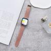 Adecuado para Apple Watch Correa de Apple Watch Cuero Pebbled Hebilla Plegable Magnética Correa de Apple Watch en Stock