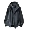 Nueva Chaqueta de Invierno para Hombre con Capa Interior Cálida, Conjunto de Dos Piezas para Parejas, Casual para Exteriores Senderismo Tres en Uno