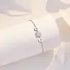 Pulsera de Cintura Pequeña Barbárica de Plata de Ley S925 con Diamantes Completos para Mujer Diseño Coreano de Nicho ins Sentido Avanzado para Enviar a Novia Pulsera al por Mayor