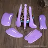 Palo de Masaje Facial Lifting, Cepillo Meridian, Herramienta de Belleza para Puntos de Acupuntura de Pies, Bolígrafo de Acupresión, Tabla Raspadora de Masaje para la Salud de Resina