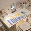 Alfombrilla de Escritorio Protectora de Ojos de Dibujos Animados para Niños, Libre de Formaldehído, Lavable, Alfombrilla Protectora de Superficie de Escritorio para Escribir con Conversión de Unidades