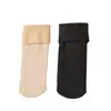 Calcetines de Nieve para Otoño e Invierno para Mujeres y Hombres, Forrados de Felpa y Engrosados, de Caña Media, Color Piel, Calcetines Cortos Cálidos para Parejas, Calcetines para el Suelo del Hogar