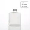 Botella Nueva de Café Cold Brew Botella Moderna para Té de Leche Botella de Vidrio Estilo Ins Botella Cuadrada Plana Pequeña para Vino Botella Dispensadora para Vino de Fruta Casero
