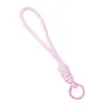 Llavero Tejido de Colores Lanyard con Nudo de Paraguas de Color Caramelo Colgante para Bolso Mochila Decoración Linda Suministro al por Mayor