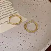 Brincos Ovais Simples de Agulha de Prata Metal Frio Argola de Orelha Leve Luxo High-end Moda Brincos Senso de Design Nicho