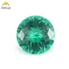 Forma Redonda Circonita Cúbica Zirconia de Color Piedra Suelta Cara de Anillo Piedras Preciosas Accesorios Gemas Artificiales Suministro Directo del Fabricante