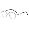Gafas planas poligonales artísticas y minimalistas de estilo coreano, ligeras y cómodas, adecuadas para el uso diario, y con funciones de bloqueo de luz azul.. Modelo: WM86211