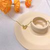 Collar de Acero de Titanio para Mujer, No se Desvanece, Diseño Elegante, Nuevo Collar de Moda 2026, Cadena para Clavícula de Lujo Ligero de Nicho, Joyería de Celebridad de Internet