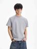 Camiseta de Manga Corta para Hombre de Nicho Americano Retro Desconstruida con Empalme, Versión Boxy, Antiarrugas, Corta, Ancha, Cleanfit, Manga Corta para Hombre